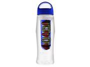700ML Removable Durable Fruit Water Bottles Infusing Infuser Juice Sports BPA Free Tritan Health Multi Color For Outdoor Hiking Cycling