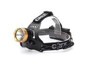 NEW 1800 Lm XM L XML T6 LED Rechargeable Headlamp Headlight 3 Modes 18650 For Cycling Camping Hiking Outdoor Black Gold