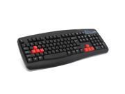 New PS 2 Wired High Speed Keyboard Gaming Game Keyboard For Laptop Desktop PC