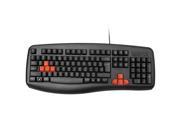 Ergonomic PS 2 Wired Keyboard Office Gaming Game Keyboard For Laptop Desktop PC