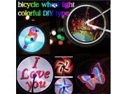 64 LED Lights DIY Bike Wheels Waterproof Colorful Programmable Rechargeable For Bicycle Bike Cycling