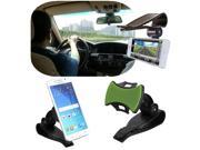 Car Auto Sun Visor Phone Mount Holder Stand For Samsung Galaxy S5 S6 Note 4 iPhone 6 5 HTC