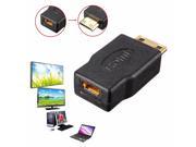 Black Gold Plated Micro HDMI Female To Mini HDMI Male Adapter For HDTV Laptop