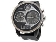 Hot New SKMEI Luxury Men Sport Waterproof LED Digital Analog Quartz Wrist Watch 4 Colors