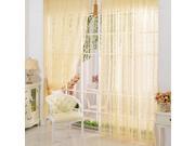 1PC Flower Tree Leaf Panel Sheer Window Curtain Drapes Valance 39.4“*78.7? Gift