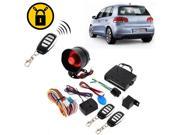 1 Way Car Vehicle Alarm Protection Safe Security System Keyless Entry Siren 2 Remote