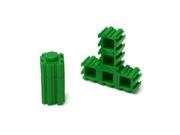 100PCS Children Kids Puzzle Educational Building Blocks Bricks Plastic Toy green