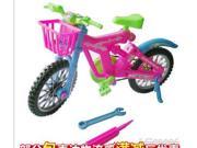 Kids Plastic Colorful Bike Bicycle Assembly DIY Creative Toy With Repair Tools