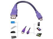 Micro USB A Male To USB 2.0 Female OTG Host Converter Cable Adapter For Samsung