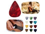 Heart Shape Colorful Acoustic Electric Guitar Ukulele Bass Picks Plectrum 0.46mm