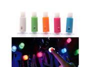 5x Push Sucker One Touch Light Mini LED Night Romantic Bar Light 5 Colors 3.2cm x 1.6cm For Holiday Birthday Pub Party Decoration