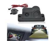 2in1 Parking Sensors Car Camera Rear View Reverse Backup Radar Cam System Kit Sound Alarm