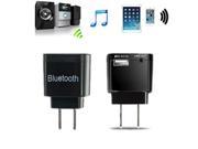 Bluetooth 3.0 Audio Aux Music Receiver 3.5mm Adapter Dongle w USB Wall Charger