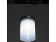 Waterproof IP65 Solar Powered Hanging Cylinder Outdoor Light LED Landscape Lantern Lamp White Light Color