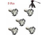 5PCS 1 4 D Ring Screw Stainless Steel For Camera Tripod Quick Release Plate Long