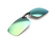 New Unisex Anti UVA And UVB Polarized Day Night Vision Clip on Lens Driving Glasses Sunglasses Driving Travel Gold