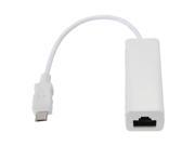 Micro USB to LAN Ethernet Network Adapter For Apple MacBook Air Mac Laptop OS PC