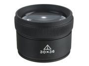 Mini size Loupes Magnifier Jeweler 30x36mm Optics Magnifying Glass Lens Loop Microscope Black