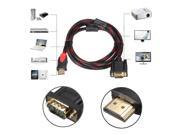New 1080P HDMI Male to VGA Male Video Converter Adapter Cable for PC DVD HDTV