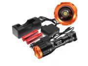 2000LM CREE XM L T6 LED Waterproof Bike Head Light 5 Modes 18650 Battery AC Car Charger Set For Camping Hiking Outdoor