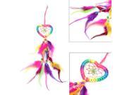 Dream Catcher Heart Shaped with Feathers Wall Window or Car Hanging Decoration Ornament