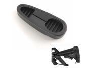 Anti Slip Stealth Ribbed On Rubber Butt Pad Combat Stand Holder Black 6 Position 14x4.6x2cm