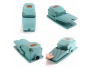 250V 15A Waterproof IP67 Metal Momentary Contact Antislip Foot Operated Pedal Industrial Footswitch Green