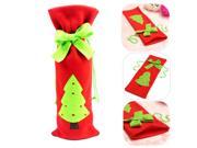 HOT Christmas Santa Claus Wine Bottle Cover bag Xmas Dinner Party Fabric Casual Holiday Decor Gift Bag Wrap