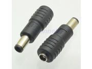 1PC Black 5.0x7.4mm AC Male to 2.1x5.5mm DC Female Power Plug Connector Adapter