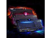 LED 3 Color Backlit Illuminated USB Wired PRO Gaming Keyboard For Laptop Desktop