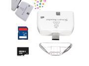 USB 2.0 Micro USB OTG SD T Flash Card Reader for Sumsung Galaxy S5 S6 Edge Note4