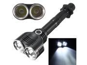 NEW 2x XML T6 4000lm LED Aluminum Flashlight Torch Lamp 3 Modes For Camping Outdoor Hiking 220x66x24mm