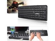 FOREV USB 2.0 Wired Slim Stylish Game Gaming KeyBoard Standard UK Layout For PC Laptop Computer
