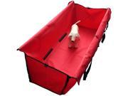 Dog Cat Pet Car Rear Back Seat Waterproof Antifouling Cover Mat Protector Hammock Adjustable 125x40x54cm Red