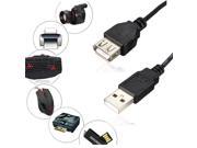 60CM High Speed USB 2.0 Cable Type A Male to Type A Female Extention Cord Lead