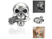 Unisex Halloween Party Ball Vintage Retro Skull Skeleton Brooch Pin Decor Jewelry Gifts