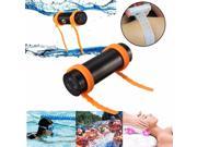 8GB Waterproof IPx8 Swimming Diving Surfing Water Sports MP3 Music Player FM Radio Earphone Armband