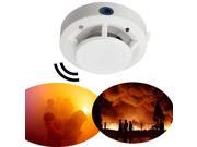 Wireless Smoke Detector Home Security Fire Alarm Photoelectric Sensor System