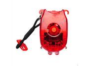Fashion Chargeable USB Charging Bike Light Flash Lamp Head Rear Light 3 Modes For Outdoor Cycling Camping Red