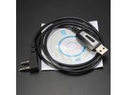 1PC Lightweight USB Programming Cable Black With CD For UV 5R 5R SERIES BF 3R
