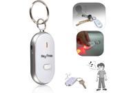 Mini Wireless Anti Lost Key Finder Keychain Whistle Sound Remote LED Light Torch
