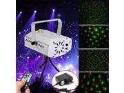 Silver Mini R G Auto Voice Actived Xmas Christmas DJ Disco Party Ball Club Pub KTV LED Laser Stage Light Projector Remote