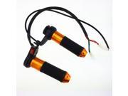 12V Electric Hand Heated Molded Motorcycle Handlebars Hand Grips Aluminum Rubber
