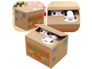 Lovely Creative piggy bank Kitty Cat Steal Money Coin Storage Box Piggy Bank Pot Case Kids Child Xmas Christmas New Year Gifts