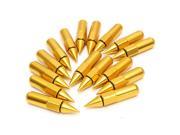 New 16PCs Gold Spiked 60mm 30mm Extended Lug Nuts Wheels Rims Aluminum 7075 M12x1.25