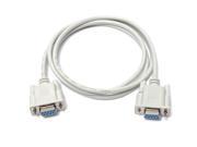 5FT 1.5M Serial RS232 Null Modem Cable Female to Female F F DB9 Cross connection