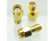 1X Gold Adapter N Jack Male to SMA Female Plug M F Golden RF Connector Straight