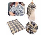 New Women Winter Checked Plaid Scarf Blanket Tartan Wrap Shawl Stole Pashmina Gift