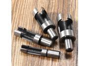 4Pcs 6mm 10mm 13mm 16mm Steel Woodworking Tenon Plug Cutters Wood Plug Hole Drill Tool