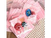 Cute 100x Cookies Candy Self Adhesive Package Party Christmas Gift Bags7x7cm For All Festival